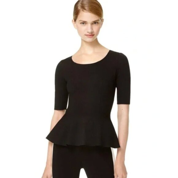Aritzia T.Babaton Barrett Peplum Top - Picture 1 of 9